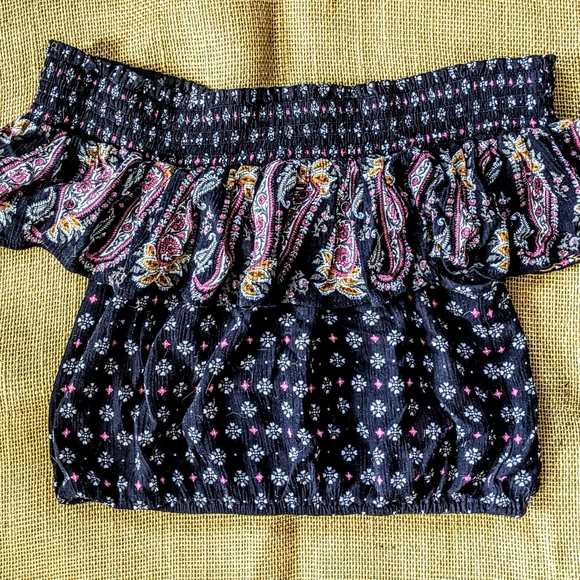 Cute Sweet Summer Hippie Vibes Ruffle Crop Top Fun - Picture 14 of 14